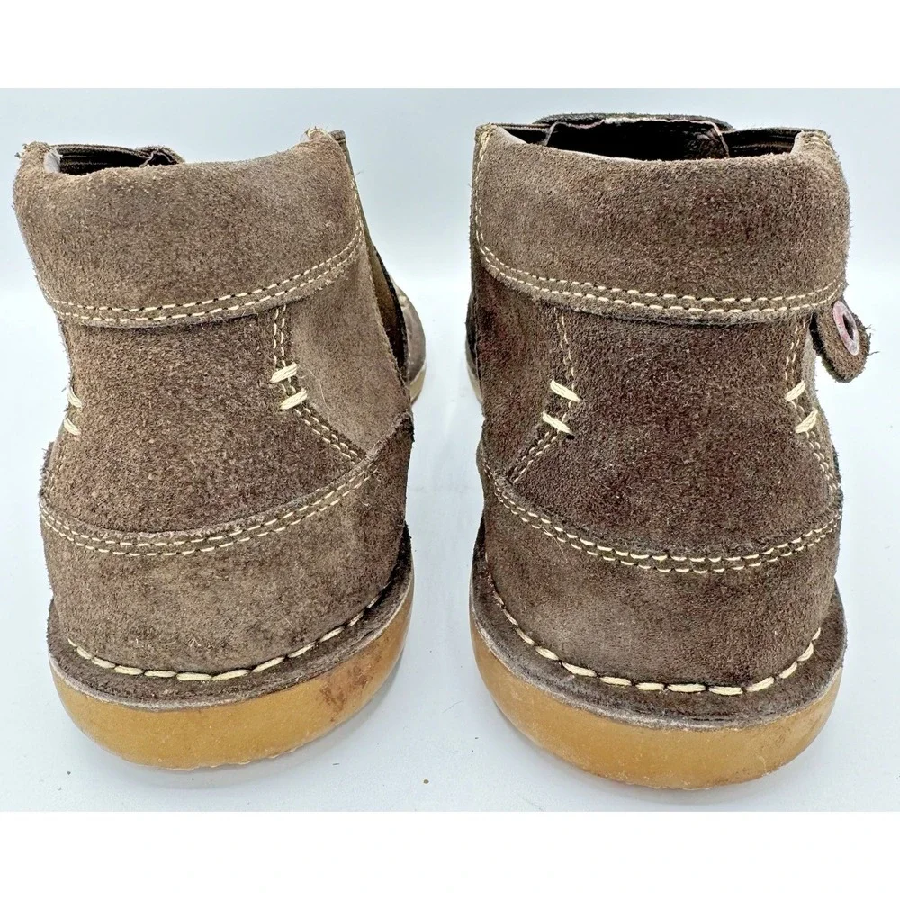 Georgia Boot Giant Chelsea Boots Mens 9.5 Brown Suede Slip On Casual Work